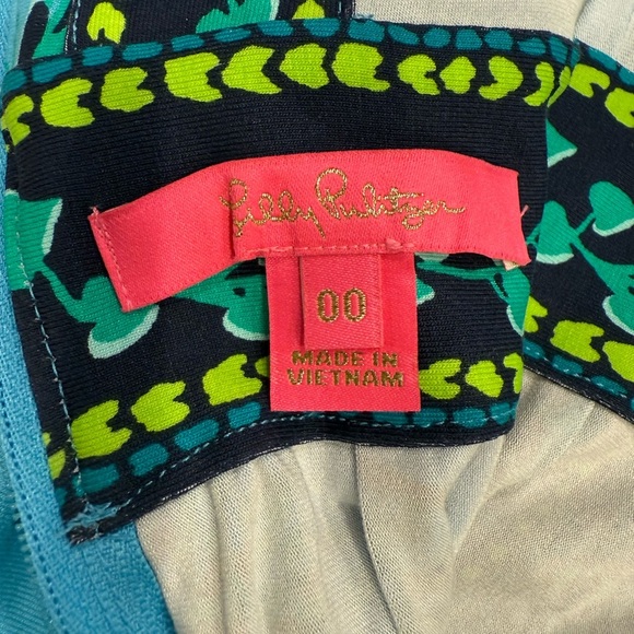Lilly Pulitzer Ilia Maxi Dress Size 00 Blue Seabreeze Plant One On You NWOT - Picture 13 of 15